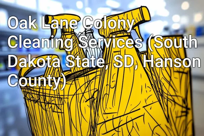 Oak Lane Colony Cleaning Services (South Dakota State, SD, Hanson County)