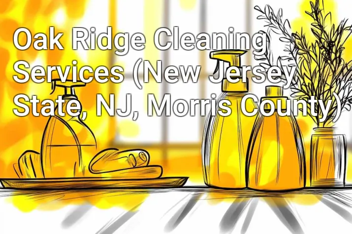 Oak Ridge Cleaning Services (New Jersey State, NJ, Morris County)