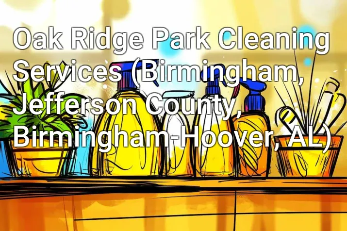 Oak Ridge Park Cleaning Services (Birmingham, Jefferson County, Birmingham-Hoover, AL)