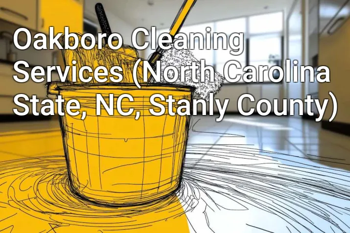 Oakboro Cleaning Services (North Carolina State, NC, Stanly County)