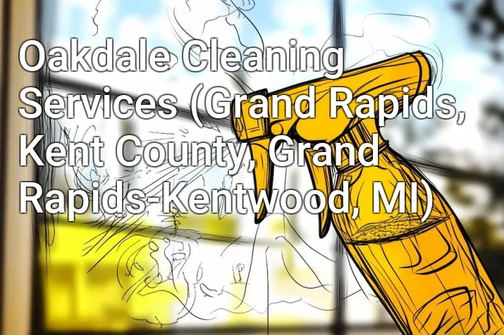 Oakdale Cleaning Services (Grand Rapids, Kent County, Grand Rapids-Kentwood, MI)