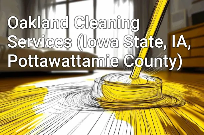 Oakland Cleaning Services (Iowa State, IA, Pottawattamie County)