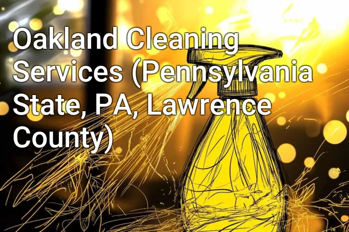 Oakland Cleaning Services (Pennsylvania State, PA, Lawrence County)