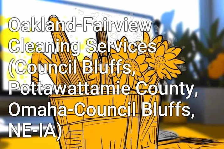 Oakland-Fairview Cleaning Services (Council Bluffs, Pottawattamie County, Omaha-Council Bluffs, NE-IA)