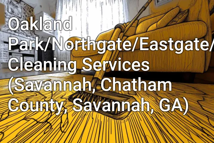Oakland Park/Northgate/Eastgate/Pinehurst Cleaning Services (Savannah, Chatham County, Savannah, GA)