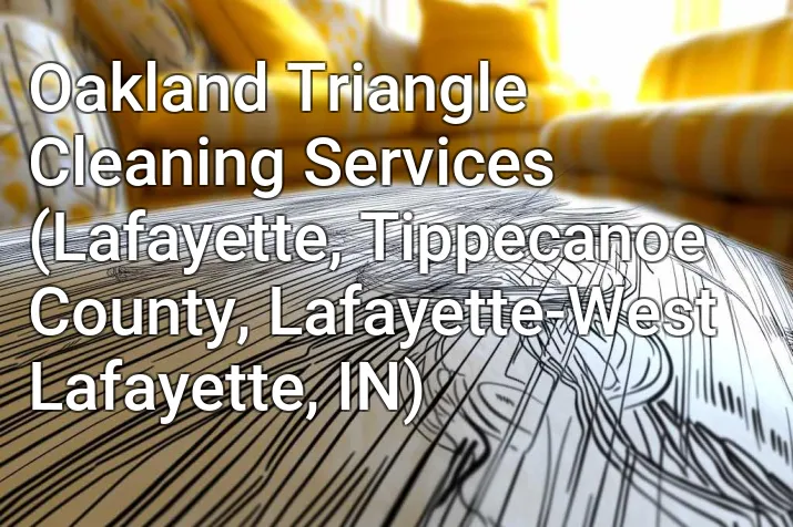 Oakland Triangle Cleaning Services (Lafayette, Tippecanoe County, Lafayette-West Lafayette, IN)