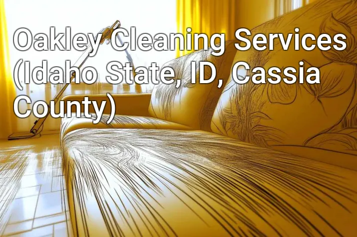 Oakley Cleaning Services (Idaho State, ID, Cassia County)