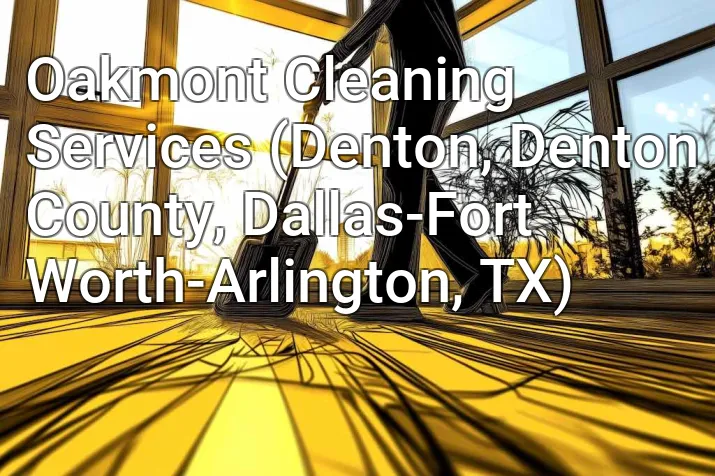 Oakmont Cleaning Services (Denton, Denton County, Dallas-Fort Worth-Arlington, TX)
