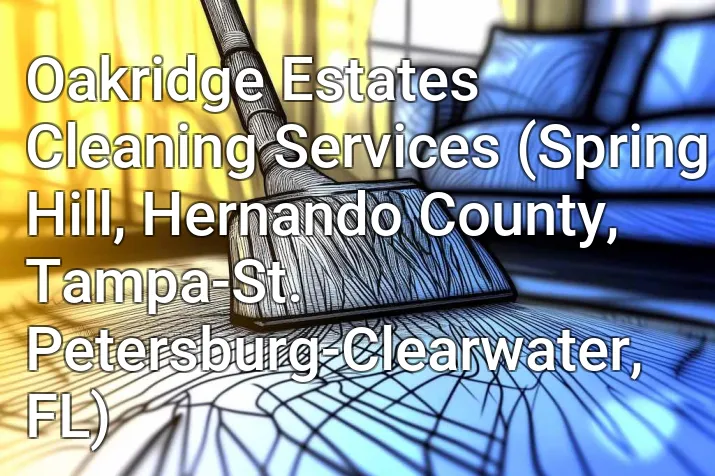 Oakridge Estates Cleaning Services (Spring Hill, Hernando County, Tampa-St. Petersburg-Clearwater, FL)