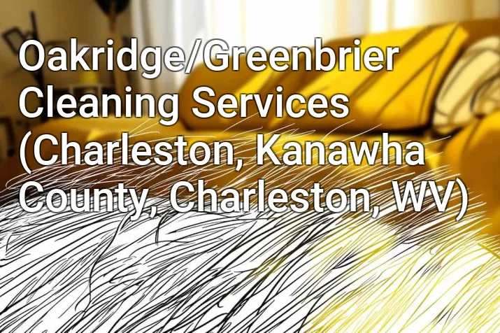 Oakridge/Greenbrier Cleaning Services (Charleston, Kanawha County, Charleston, WV)