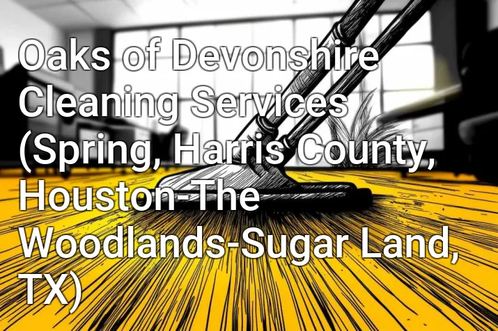 Oaks of Devonshire Cleaning Services (Spring, Harris County, Houston-The Woodlands-Sugar Land, TX)