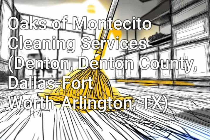 Oaks of Montecito Cleaning Services (Denton, Denton County, Dallas-Fort Worth-Arlington, TX)