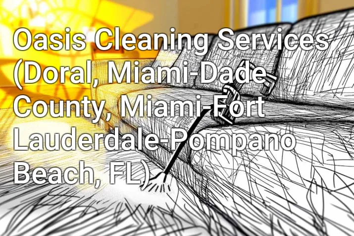 Oasis Cleaning Services (Doral, Miami-Dade County, Miami-Fort Lauderdale-Pompano Beach, FL)