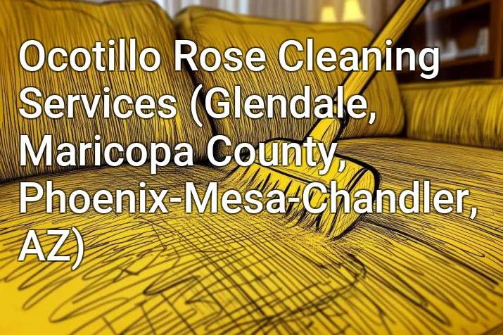 Ocotillo Rose Cleaning Services (Glendale, Maricopa County, Phoenix-Mesa-Chandler, AZ)