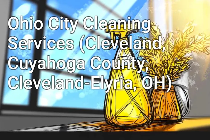 Ohio City Cleaning Services (Cleveland, Cuyahoga County, Cleveland-Elyria, OH)