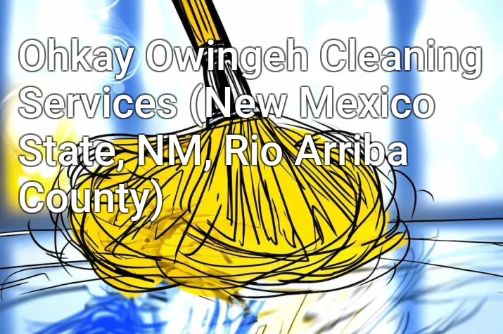 Ohkay Owingeh Cleaning Services (New Mexico State, NM, Rio Arriba County)