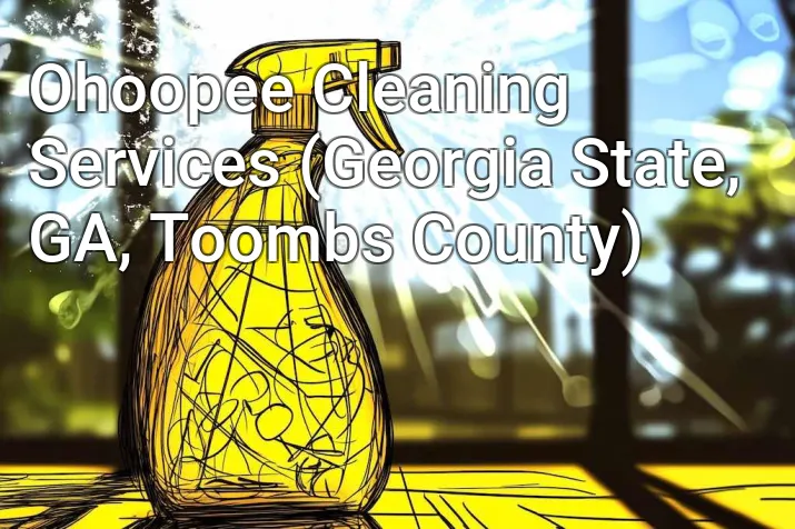 Ohoopee Cleaning Services (Georgia State, GA, Toombs County)