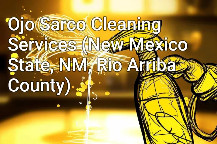 Ojo Sarco Cleaning Services (New Mexico State, NM, Rio Arriba County)