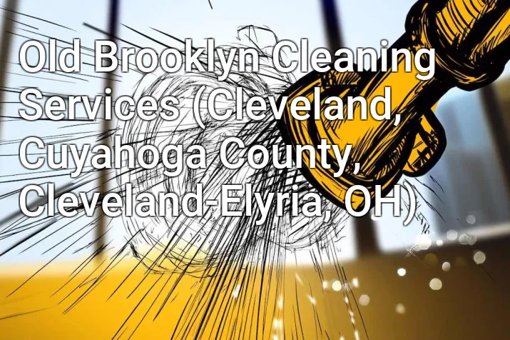 Old Brooklyn Cleaning Services (Cleveland, Cuyahoga County, Cleveland-Elyria, OH)