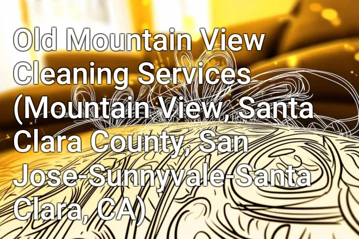 Old Mountain View Cleaning Services (Mountain View, Santa Clara County, San Jose-Sunnyvale-Santa Clara, CA)
