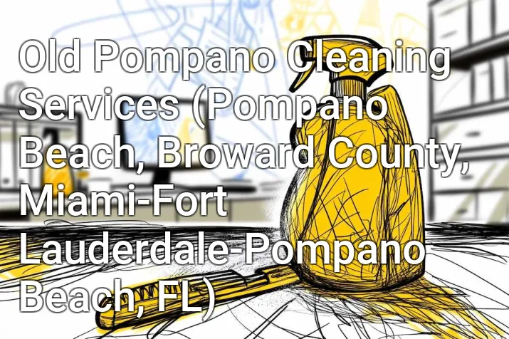 Old Pompano Cleaning Services (Pompano Beach, Broward County, Miami-Fort Lauderdale-Pompano Beach, FL)