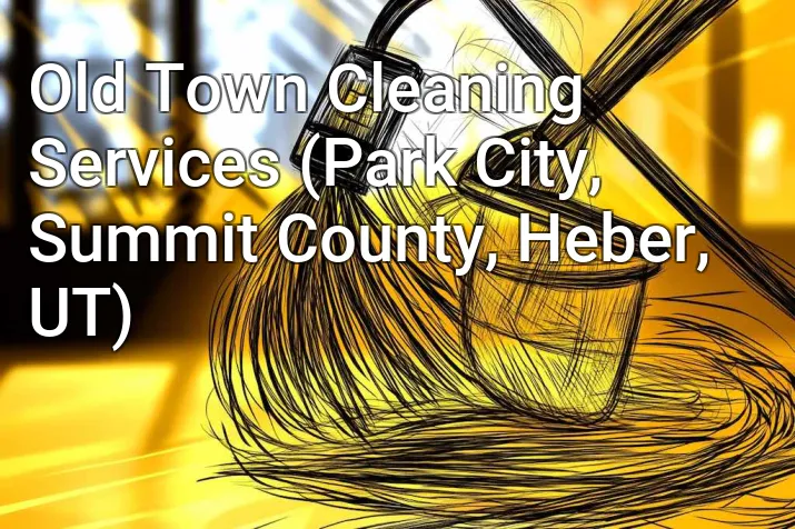 Old Town Cleaning Services (Park City, Summit County, Heber, UT)