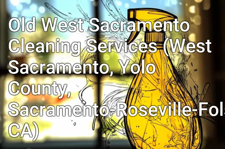 Old West Sacramento Cleaning Services (West Sacramento, Yolo County, Sacramento-Roseville-Folsom, CA)