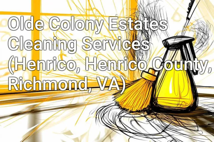 Olde Colony Estates Cleaning Services (Henrico, Henrico County, Richmond, VA)