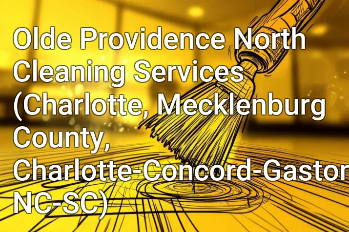 Olde Providence North Cleaning Services (Charlotte, Mecklenburg County, Charlotte-Concord-Gastonia, NC-SC)