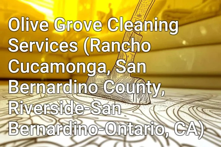Olive Grove Cleaning Services (Rancho Cucamonga, San Bernardino County, Riverside-San Bernardino-Ontario, CA)