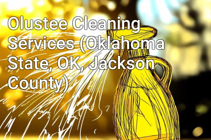 Olustee Cleaning Services (Oklahoma State, OK, Jackson County)