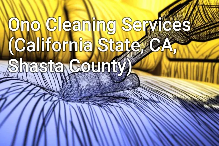 Ono Cleaning Services (California State, CA, Shasta County)