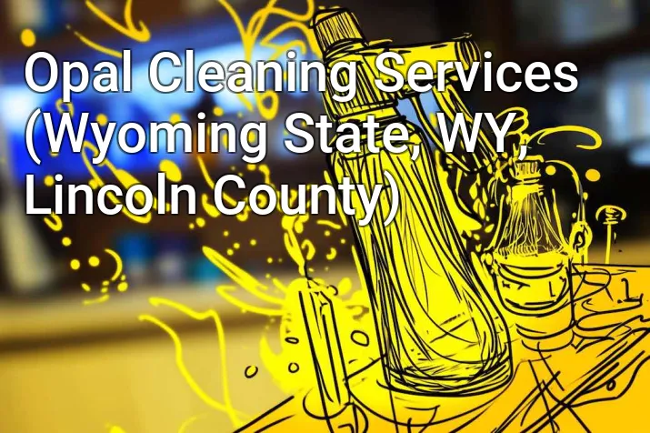 Opal Cleaning Services (Wyoming State, WY, Lincoln County)