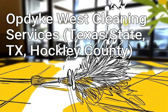 Opdyke West Cleaning Services (Texas State, TX, Hockley County)