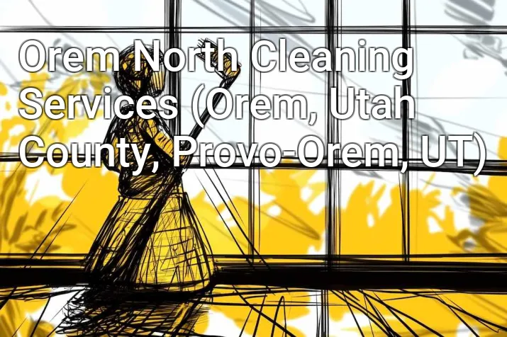 Orem North Cleaning Services (Orem, Utah County, Provo-Orem, UT)