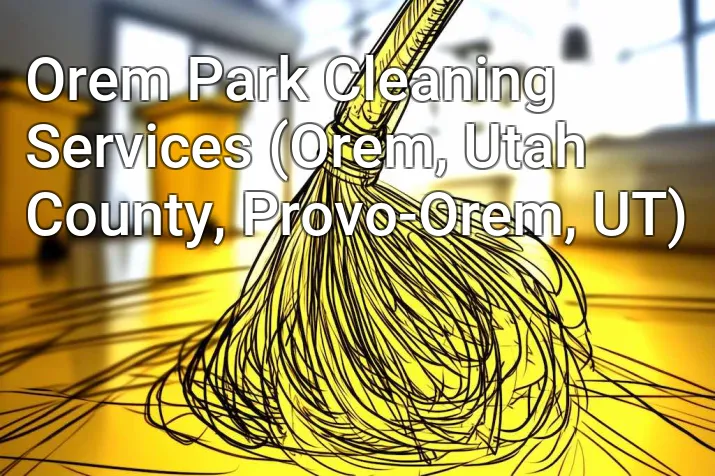 Orem Park Cleaning Services (Orem, Utah County, Provo-Orem, UT)