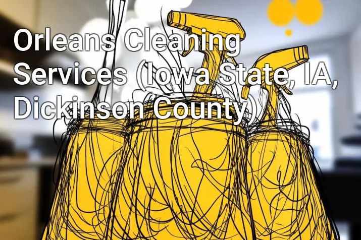 Orleans Cleaning Services (Iowa State, IA, Dickinson County)