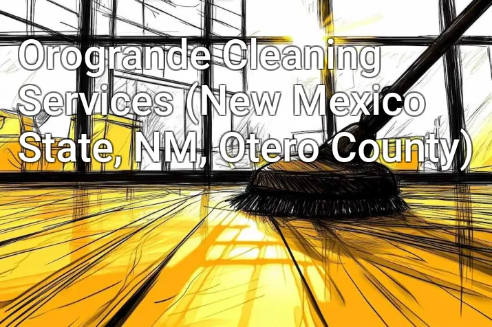 Orogrande Cleaning Services (New Mexico State, NM, Otero County)