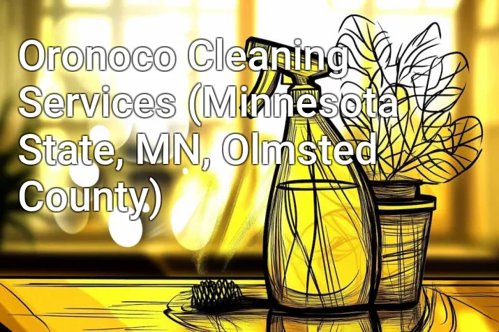Oronoco Cleaning Services (Minnesota State, MN, Olmsted County)
