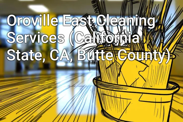 Oroville East Cleaning Services (California State, CA, Butte County)