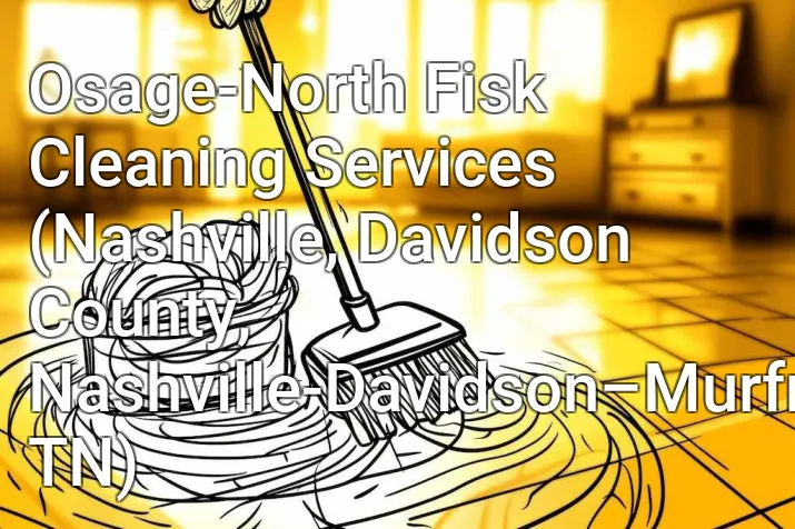 Osage-North Fisk Cleaning Services (Nashville, Davidson County, Nashville-Davidson–Murfreesboro–Franklin, TN)