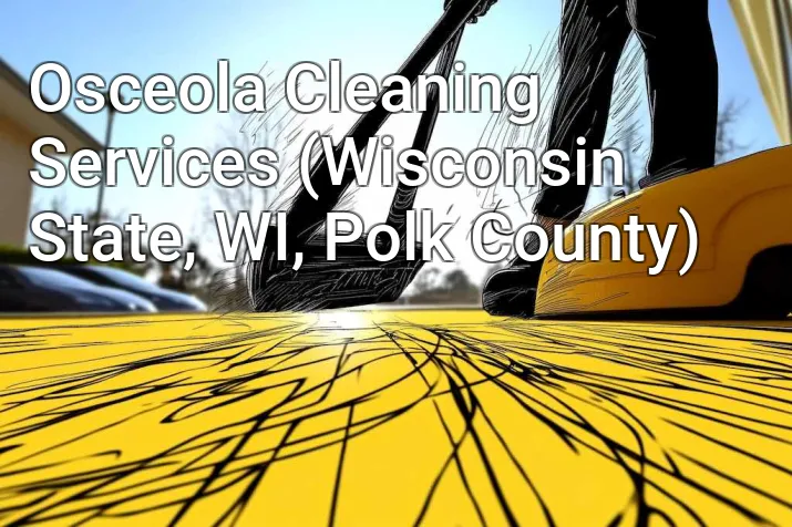 Osceola Cleaning Services (Wisconsin State, WI, Polk County)