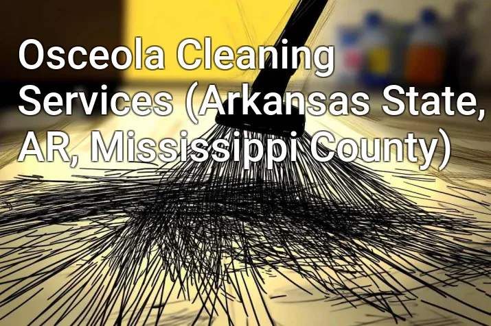 Osceola Cleaning Services (Arkansas State, AR, Mississippi County)