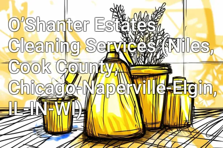 O’Shanter Estates Cleaning Services (Niles, Cook County, Chicago-Naperville-Elgin, IL-IN-WI)