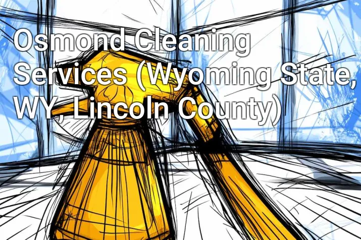 Osmond Cleaning Services (Wyoming State, WY, Lincoln County)