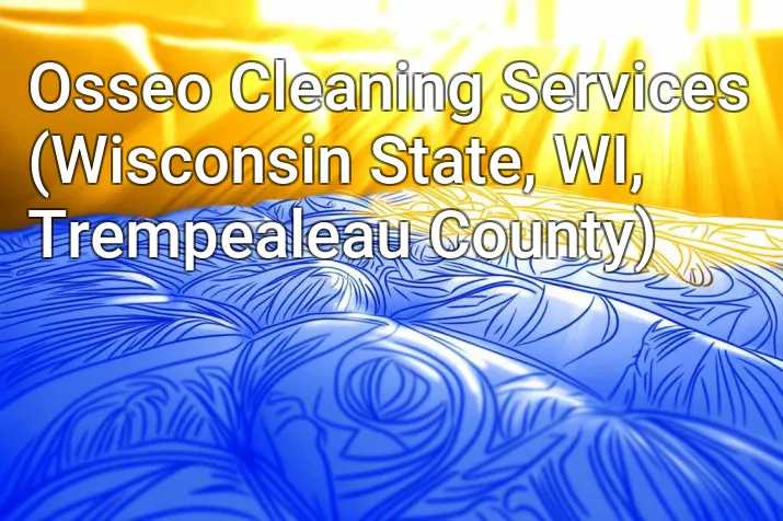 Osseo Cleaning Services (Wisconsin State, WI, Trempealeau County)