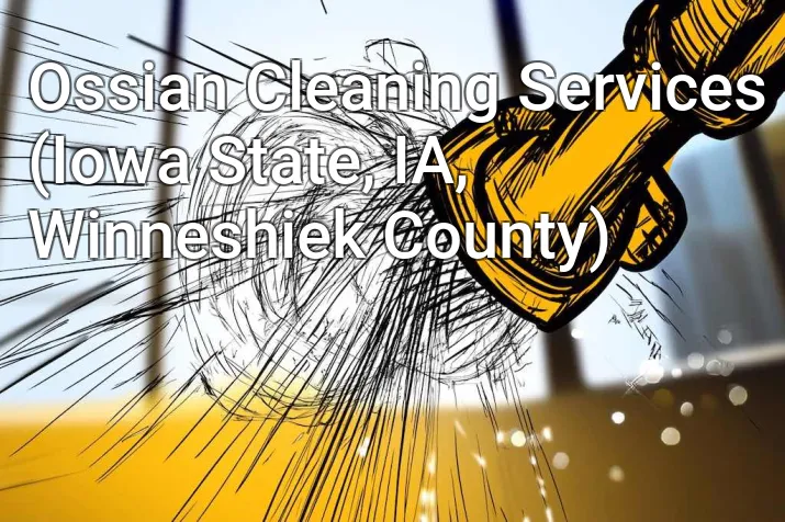Ossian Cleaning Services (Iowa State, IA, Winneshiek County)