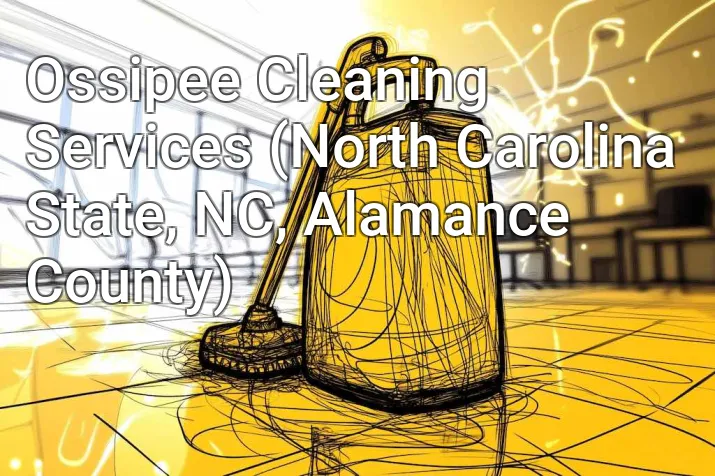 Ossipee Cleaning Services (North Carolina State, NC, Alamance County)