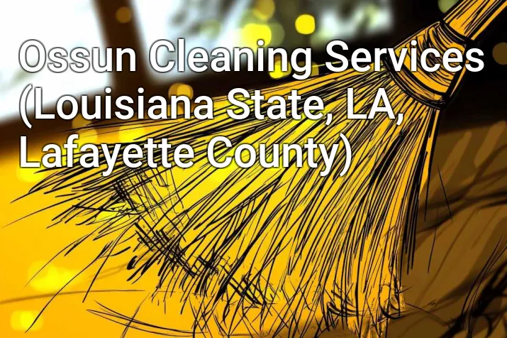 Ossun Cleaning Services (Louisiana State, LA, Lafayette County)