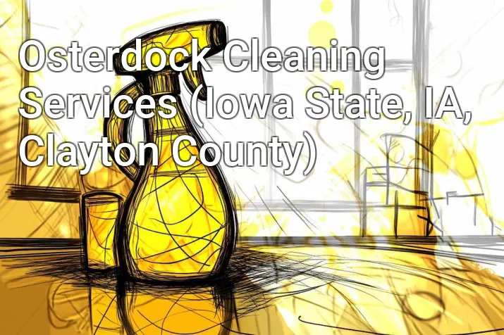 Osterdock Cleaning Services (Iowa State, IA, Clayton County)